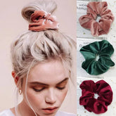 Elegant Velvet Hair Accessories for Stylish Ponytails - Himpall